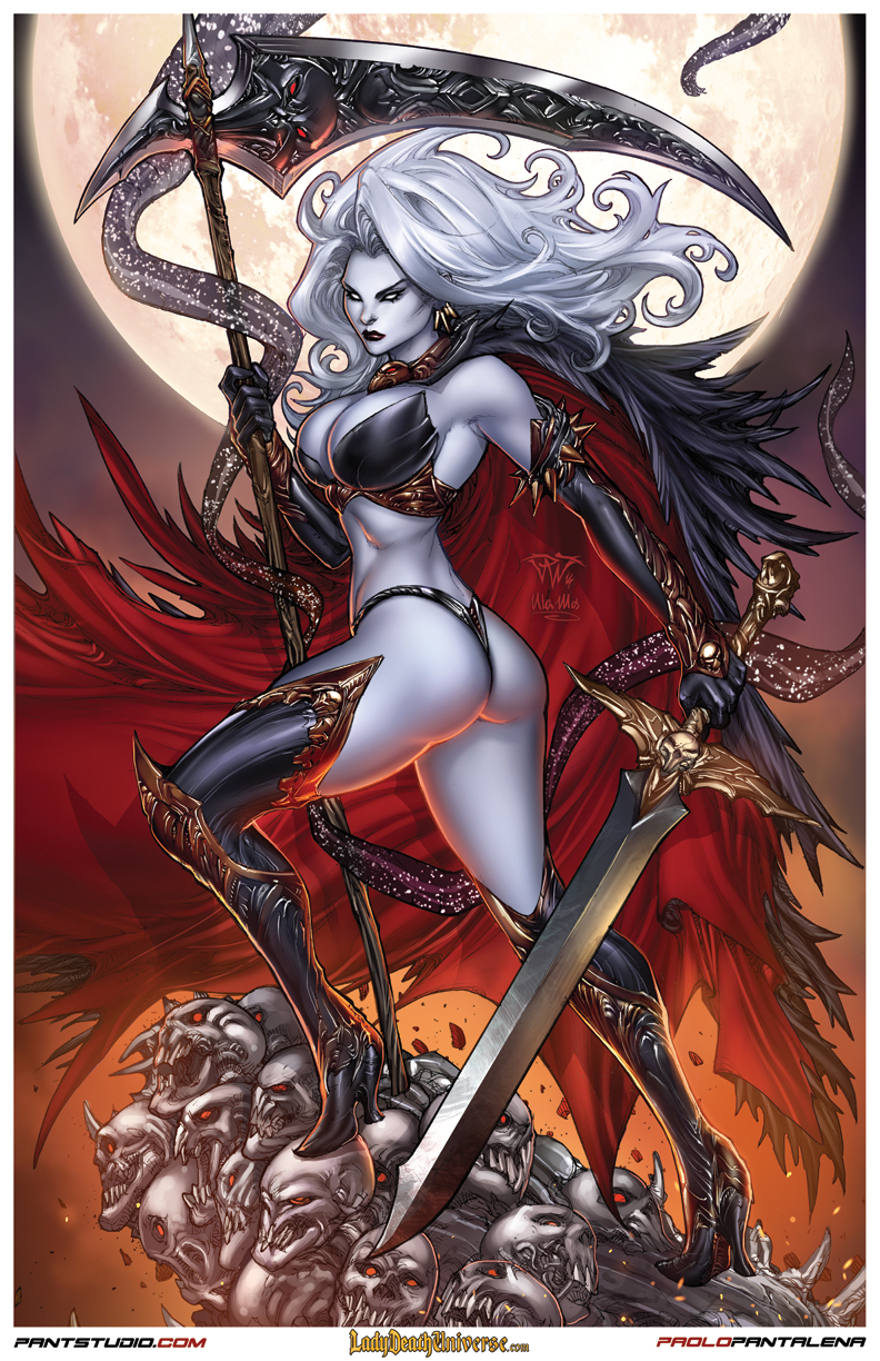 Lady Death poster.